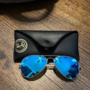 Ray-Ban Blue Aviator Sunglasses